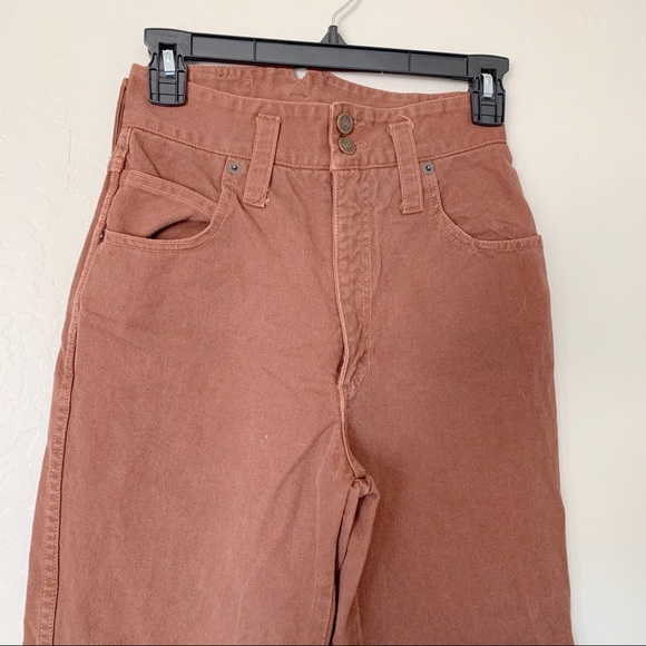 lei Denim - Vintage Lei High Waisted Brown Straight Jeans